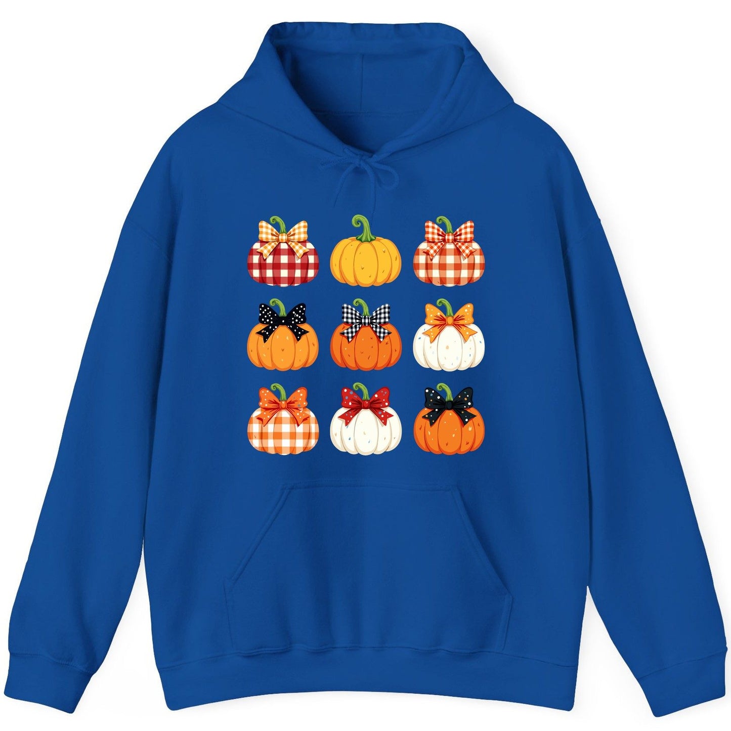Decorative Fall Pumpkins fall pumpkins Hoodie Royal product mockup