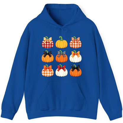 Decorative Fall Pumpkins fall pumpkins Hoodie Royal product mockup