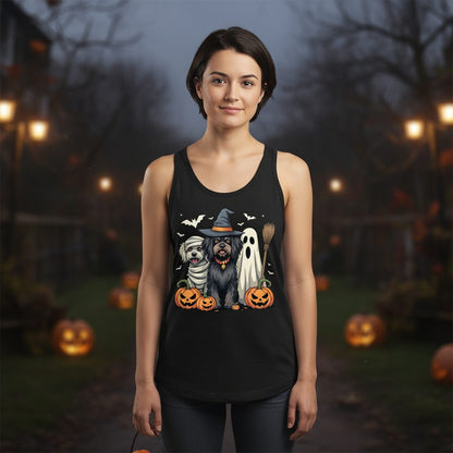 Halloween Dogs in Costumes Halloween dogs Tank Top Black lifestyle mockup