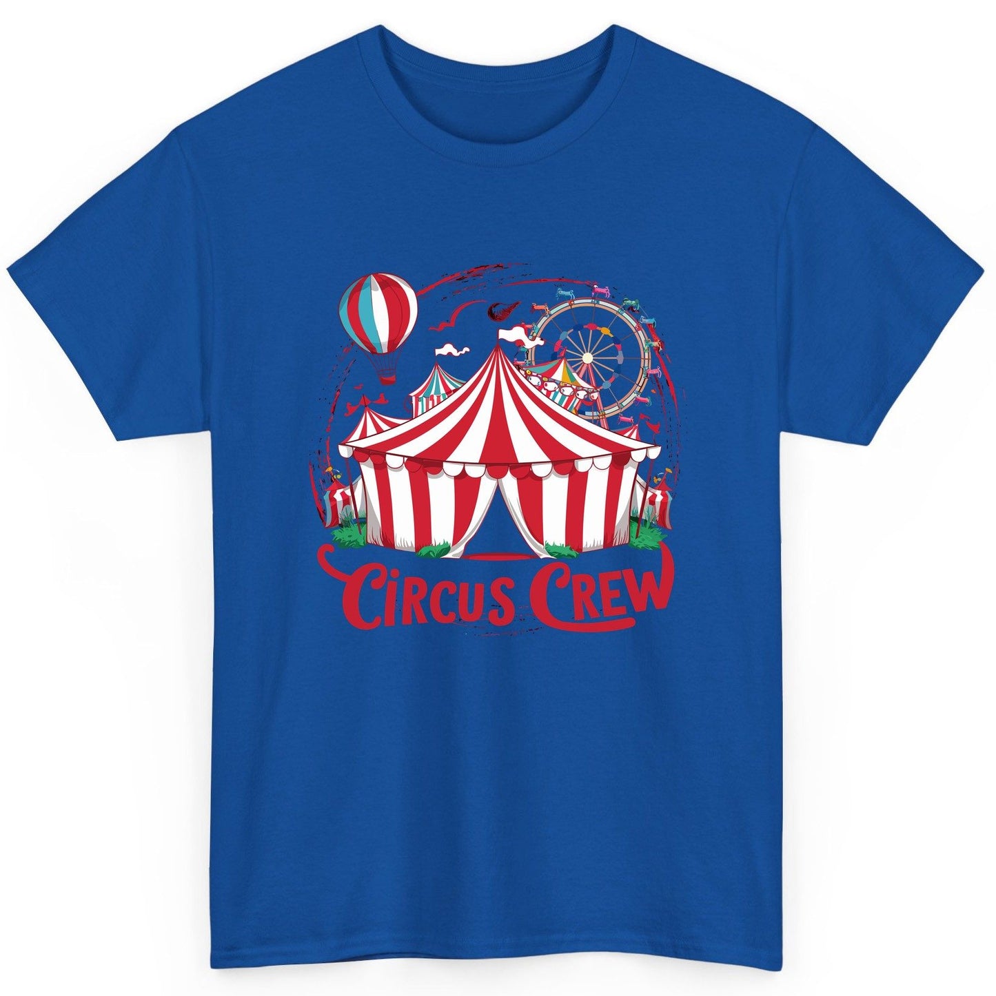 Circus Crew circus T-Shirt Royal product mockup