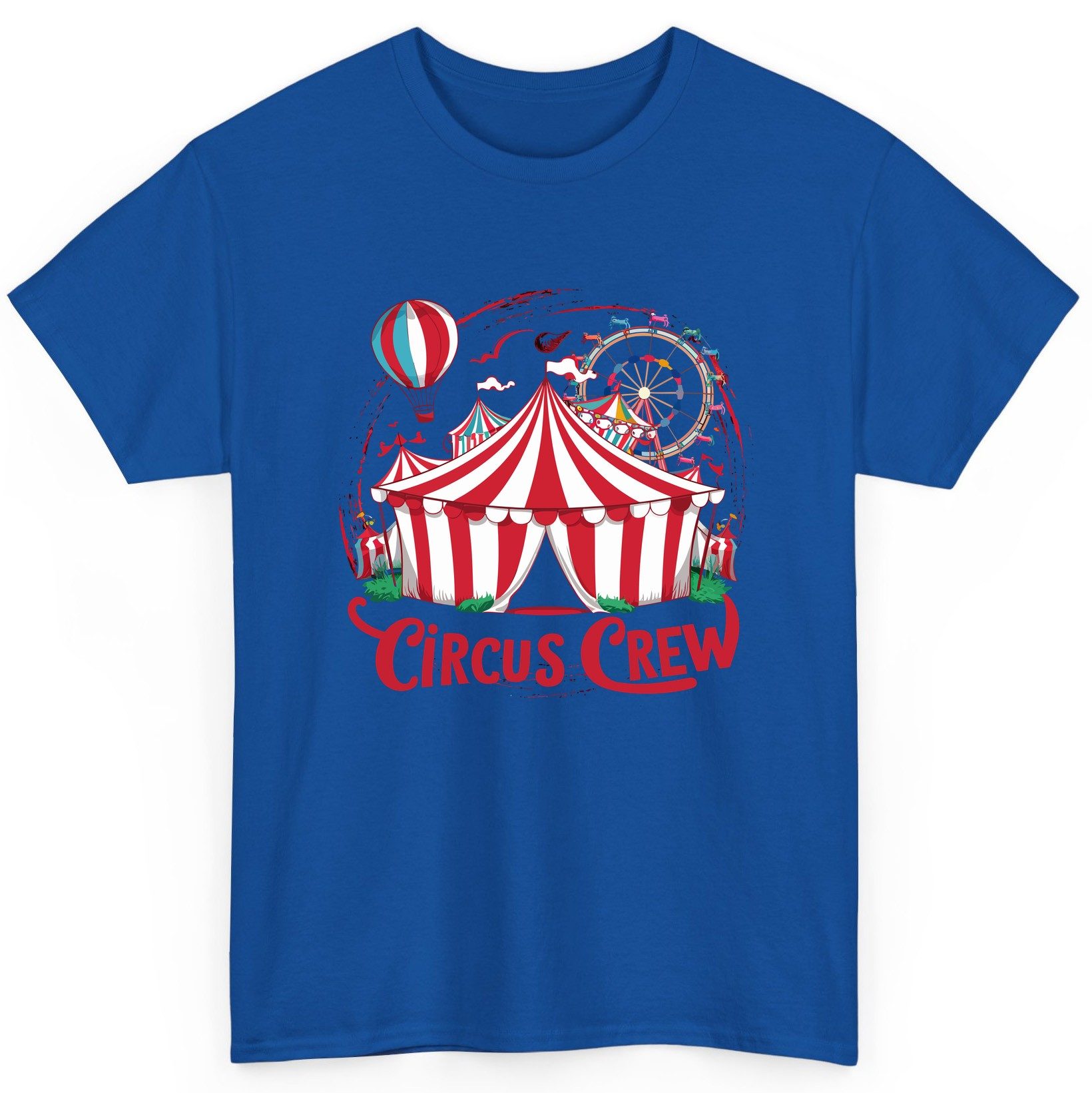 Circus Crew circus T-Shirt Royal product mockup