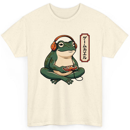ゲームカエル gamer frog T-Shirt Natural product mockup