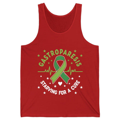 Gastroparesis Starving for a Cure gastroparesis awareness Tank Top Red product mockup