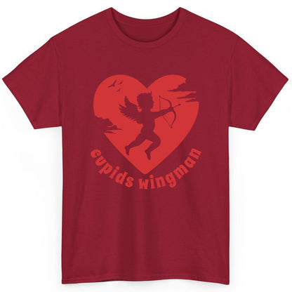 Cupids Wingman cupid T-Shirt Cardinal Red product mockup