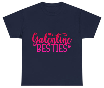 Galentine Besties galentine's day Youth T-Shirt Navy product mockup