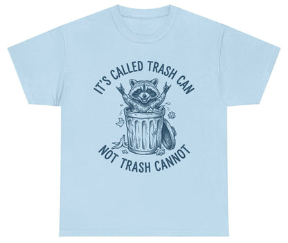 It's Called Trash Can Not Trash Cannot raccoon Youth T-Shirt Light Blue product mockup
