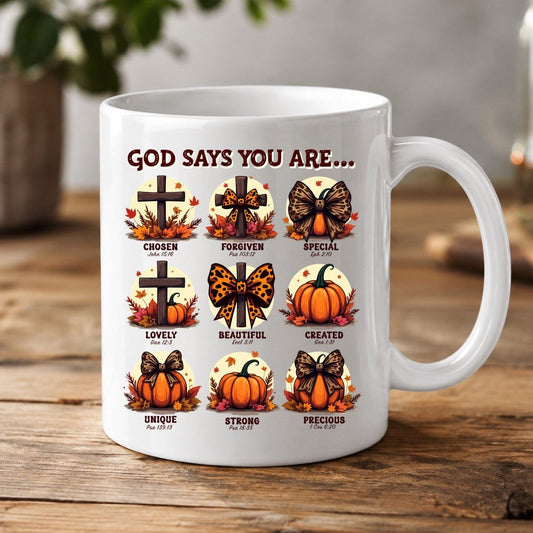God Says You Are Chosen John 15 16, Forgiven Psa 103 12, Special Eph 2 10, Lovely Dan 12 3, Beautiful Eccl 3 11, Created Gen