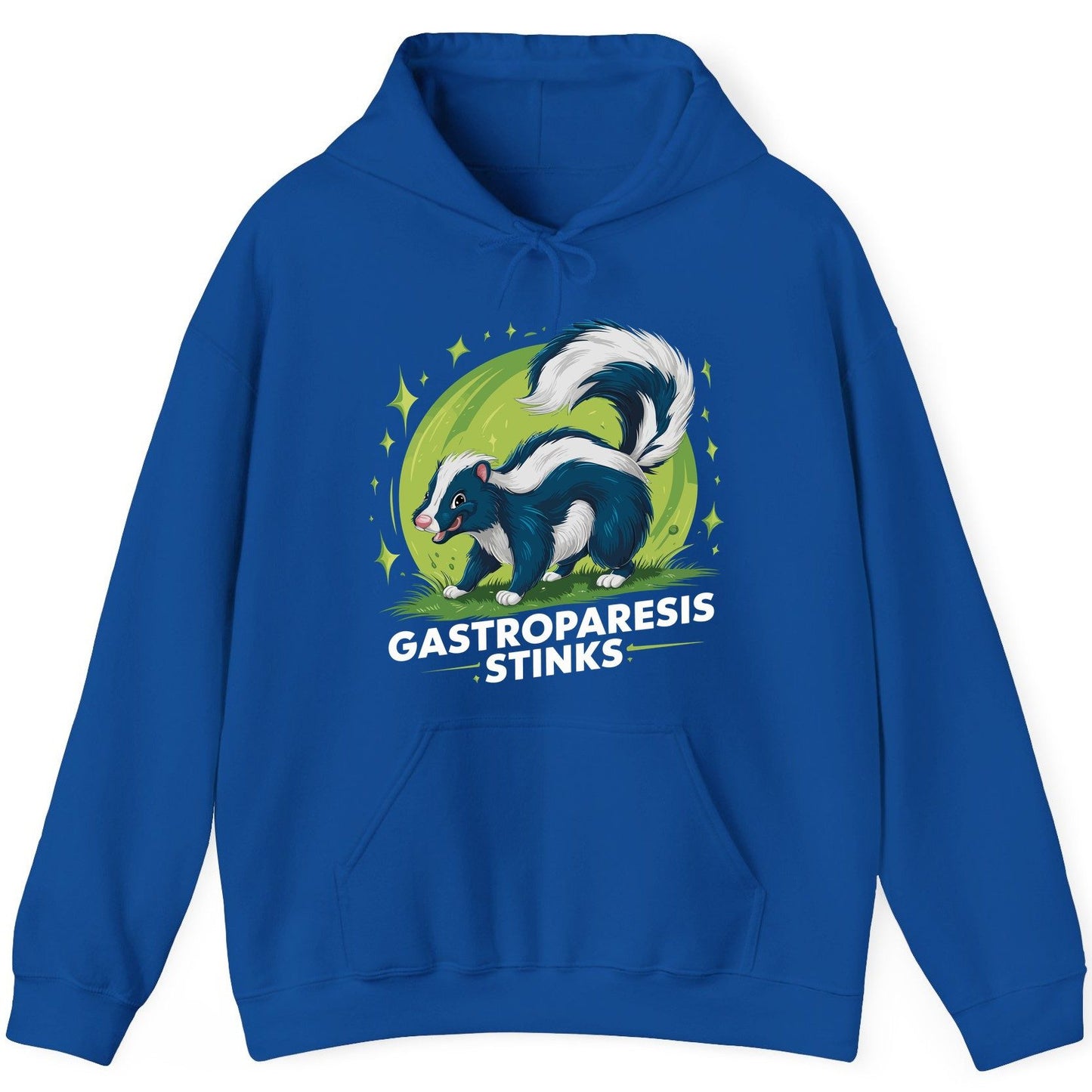 Gastroparesis Stinks gastroparesis awareness Hoodie Royal product mockup