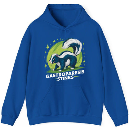 Gastroparesis Stinks gastroparesis awareness Hoodie Royal product mockup