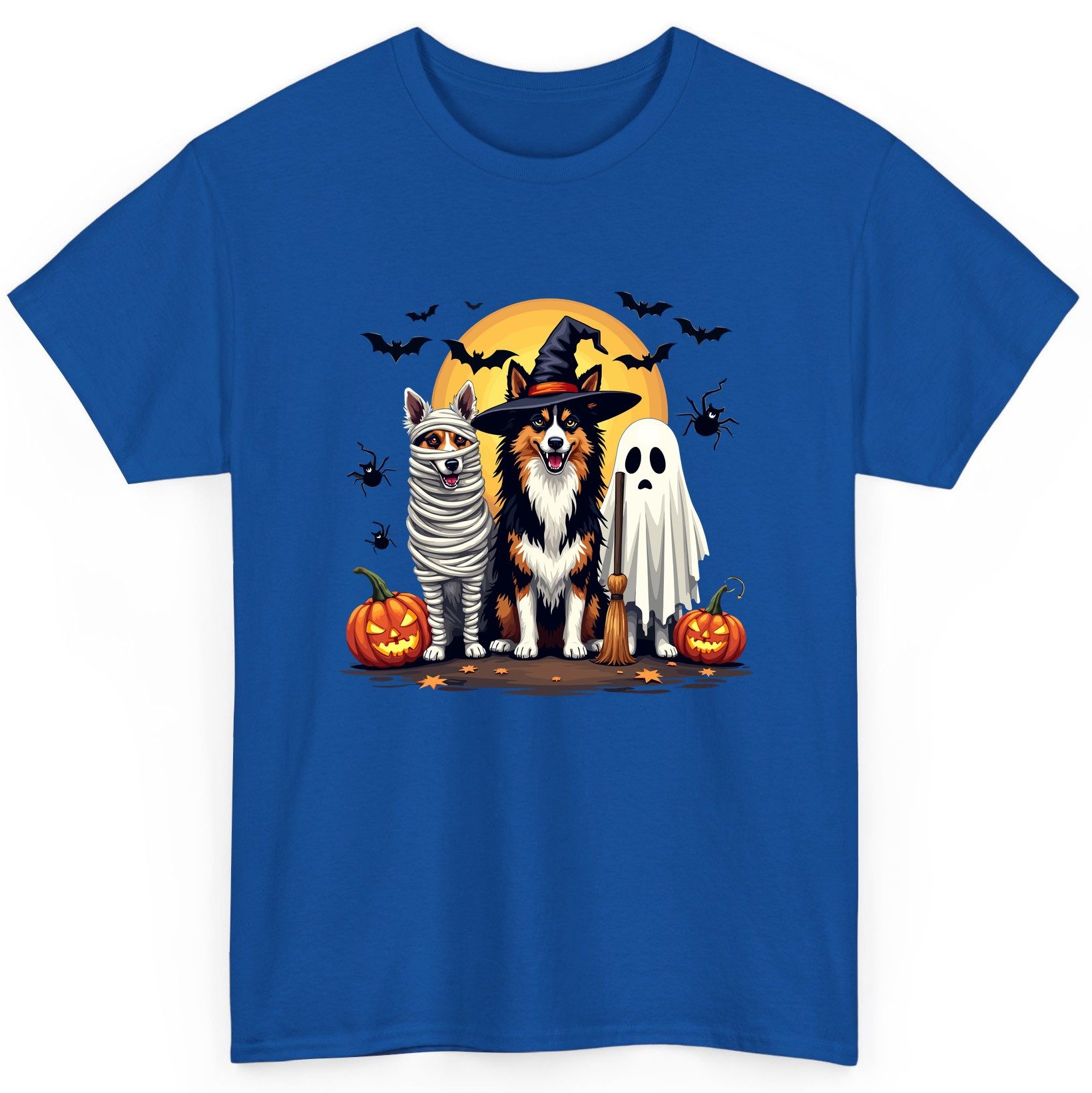 Halloween Dogs in Costumes Halloween dogs T-Shirt Royal product mockup
