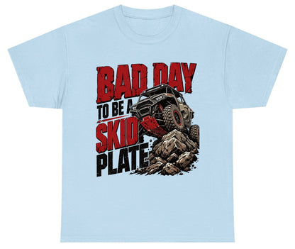 Bad Day to Be a Skid Plate Off-Roading Youth T-Shirt - product mockup - Light Blue