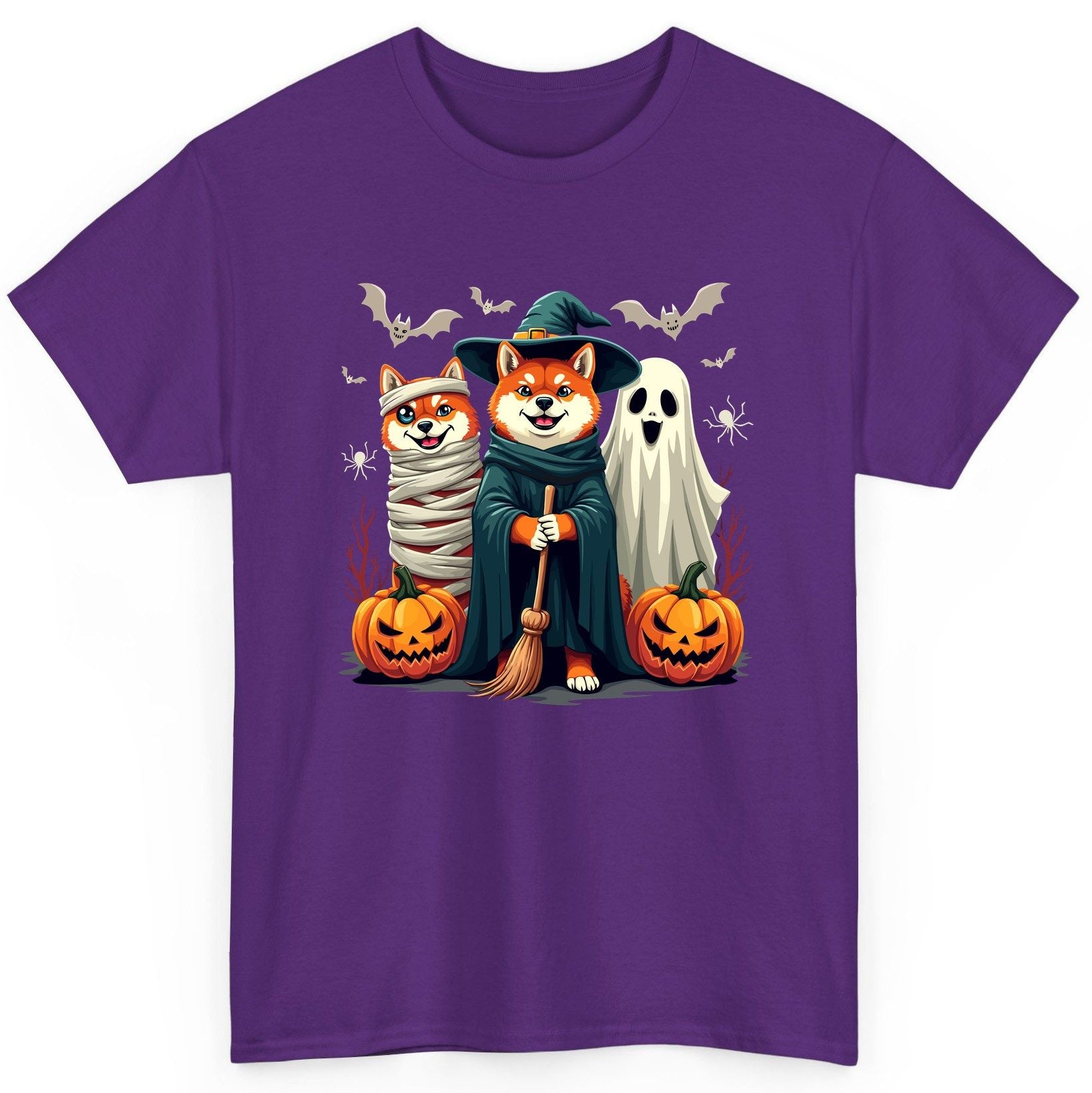 Shiba Inu Halloween Costumes shiba inu T-Shirt Purple product mockup