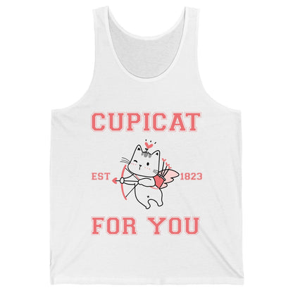 Cupicat Est 1823 for You cupid cat Tank Top White product mockup