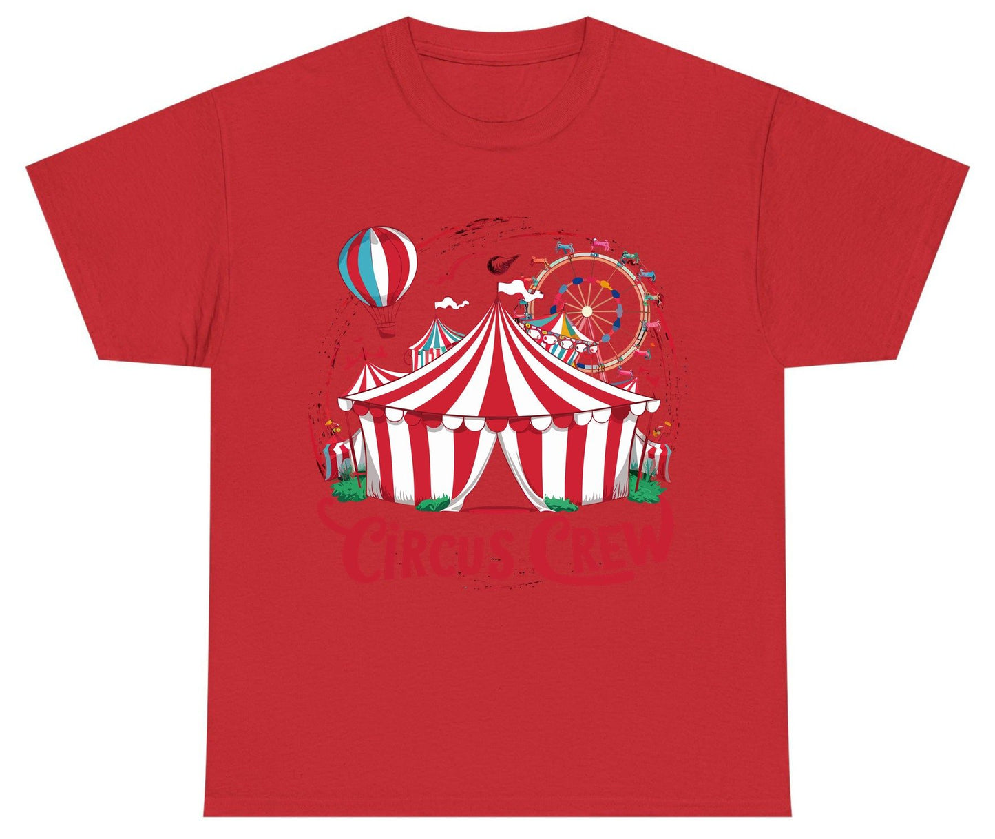 Circus Crew circus Youth T-Shirt Red product mockup