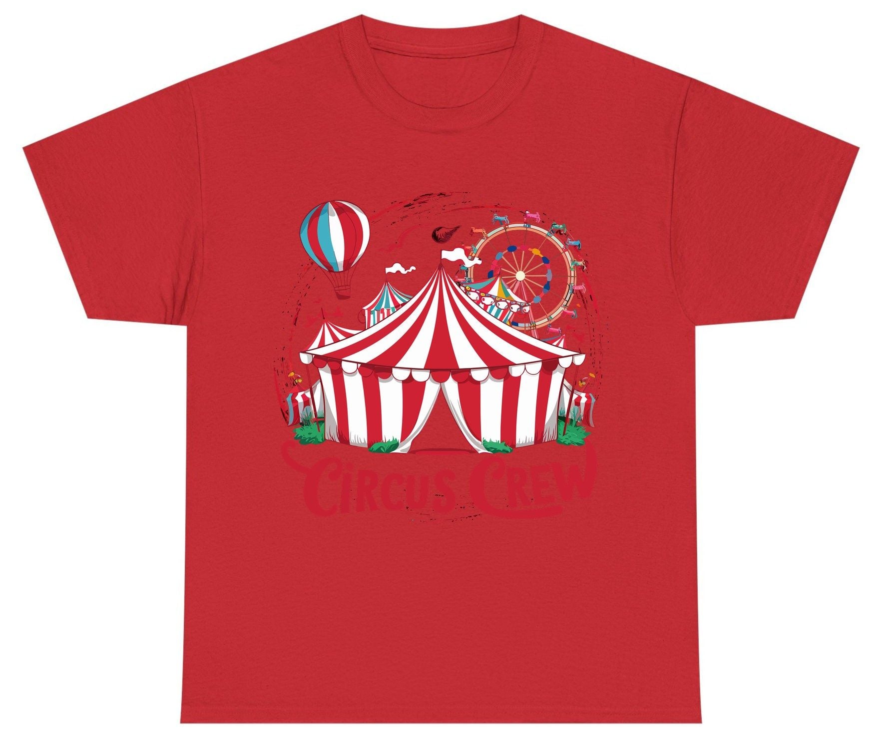 Circus Crew circus Youth T-Shirt Red product mockup