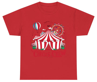 Circus Crew circus Youth T-Shirt Red product mockup