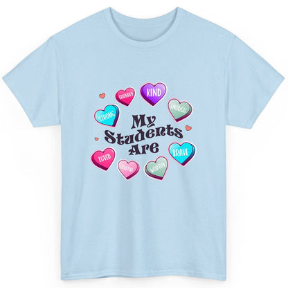 My Students Are teacher appreciation T-Shirt Light Blue product mockup