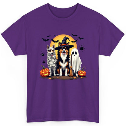 Halloween Dogs in Costumes Halloween dogs T-Shirt Purple product mockup
