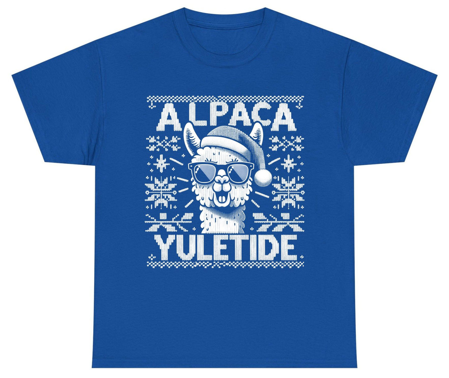 ALPACA Yuletide Funny Lovers Youth T-Shirt - product mockup - Royal