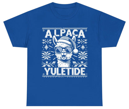 ALPACA Yuletide Funny Lovers Youth T-Shirt - product mockup - Royal