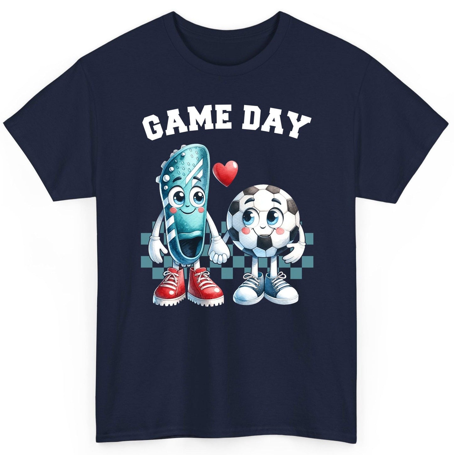 Game Day soccer T-Shirt Navy product mockup