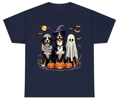 Halloween Bernese Mountain Dogs bernese mountain dog Youth T-Shirt Navy product mockup