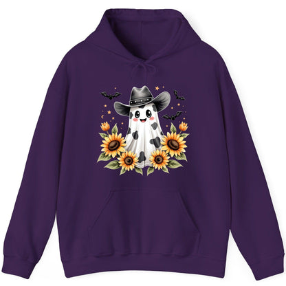 Cowboy Ghost Sunflowers cowboy ghost Hoodie Purple product mockup