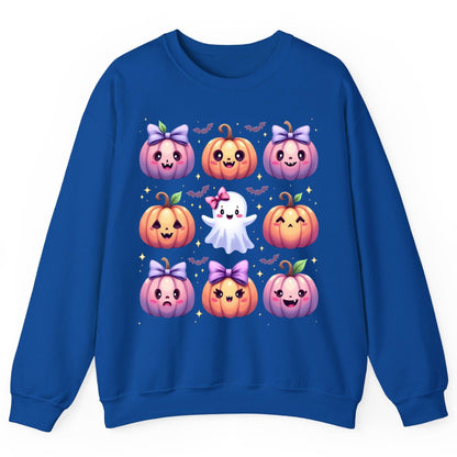 Kawaii Halloween Pumpkins kawaii Halloween Sweatshirt Royal product mockup