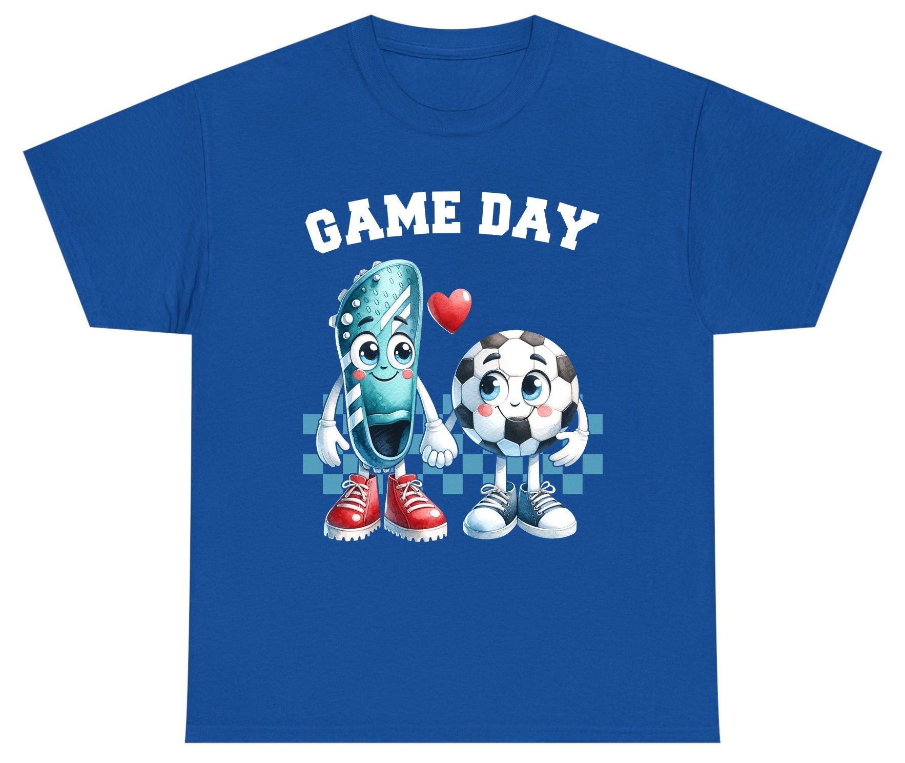 Game Day soccer Youth T-Shirt Royal product mockup