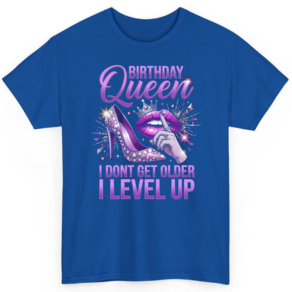 Birthday Queen I Don't Get Older I Level Up birthday celebration T-Shirt Royal product mockup