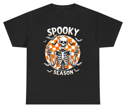 Spooky Season Halloween skeleton Youth T-Shirt Black product mockup