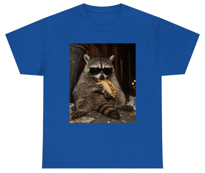 Raccoon Eating Taco Funny Animal Lovers Youth T-Shirt - product mockup - Royal