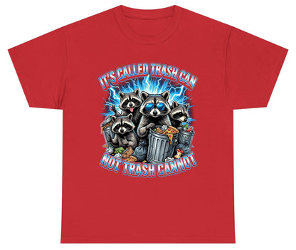 It's Called Trash Can Not Trash Cannot raccoons Youth T-Shirt Red product mockup