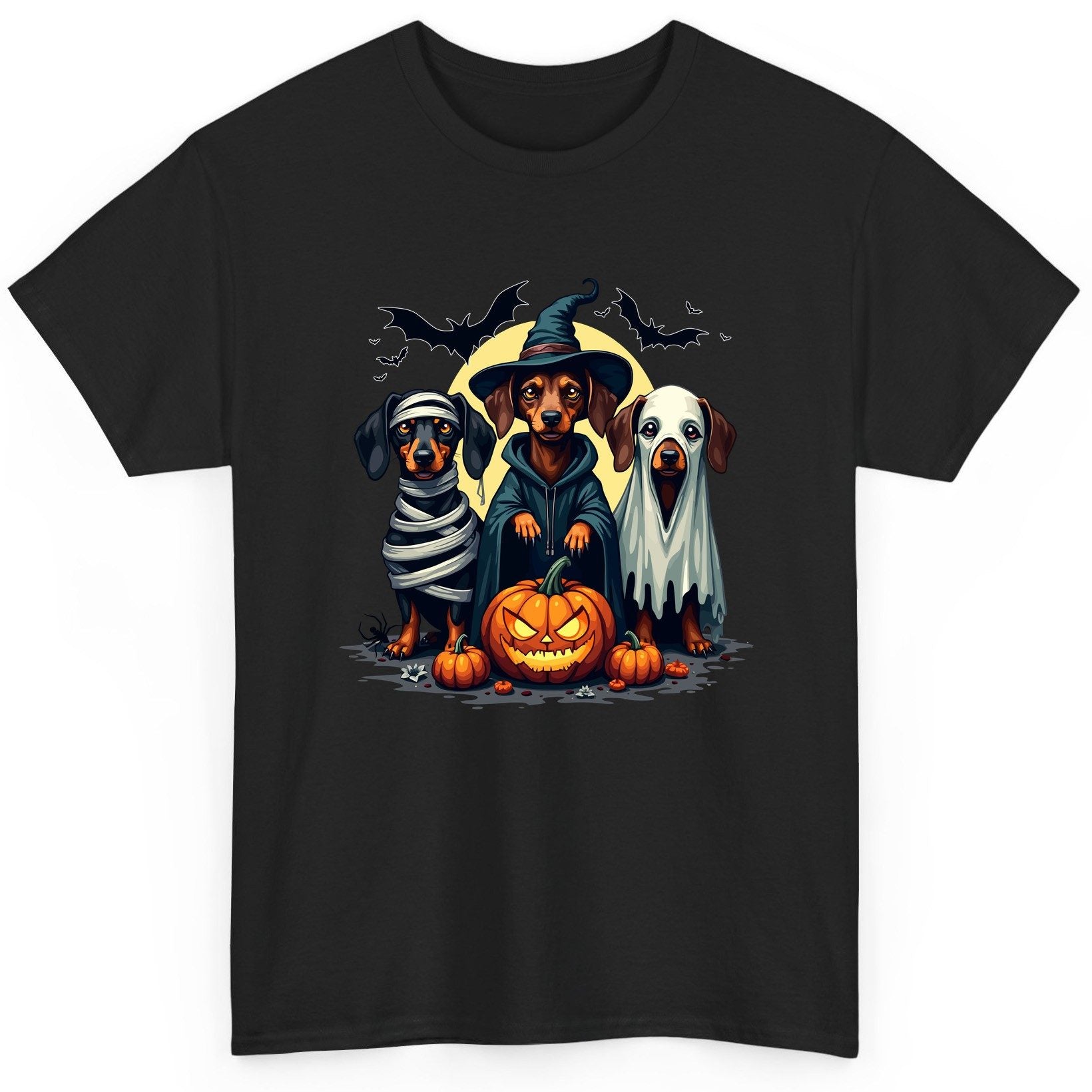 Dachshund Halloween Costumes dachshunds T-Shirt Black product mockup