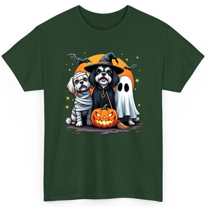 Halloween Dogs Costumes Halloween dogs T-Shirt Forest Green product mockup