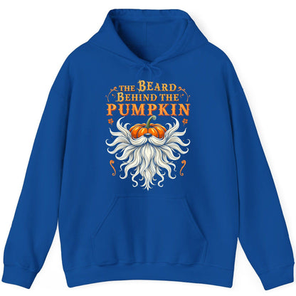 The Beard Behind the Pumpkin bearded dad Hoodie Royal product mockup