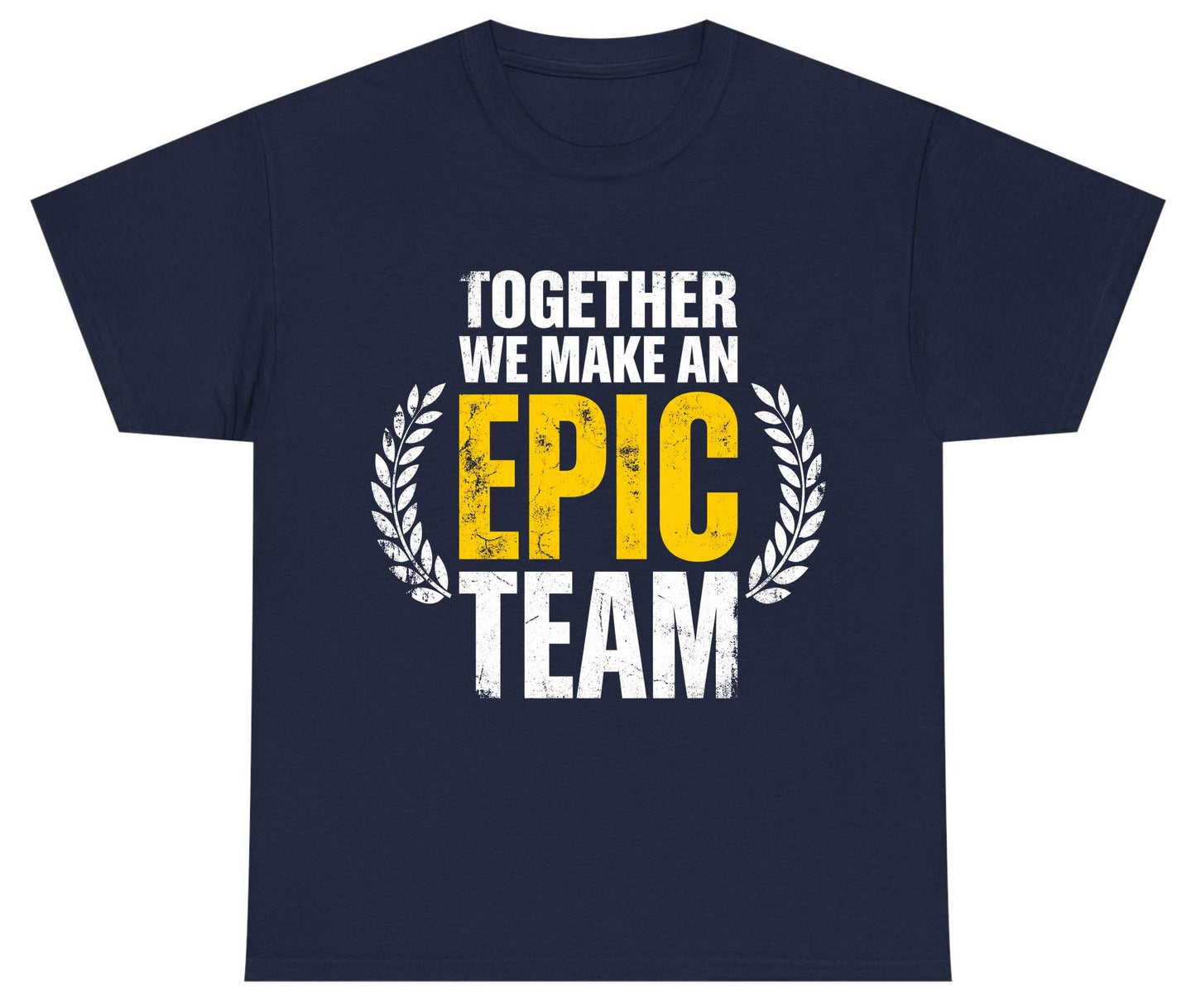 Together We Make an Epic Team teamwork Youth T-Shirt Navy product mockup