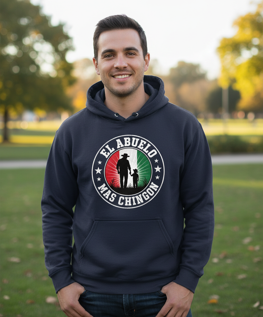 El Abuelo Mas Chingon T-Shirt | Coolest Mexican Grandpa Gift Hoodie