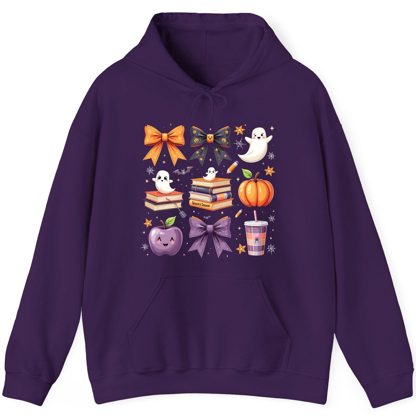 Spooky Season Halloween Hoodie Purple product mockup