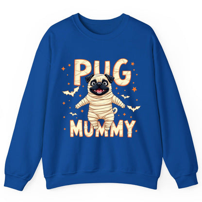 Pug Mummy pug Sweatshirt Royal product mockup