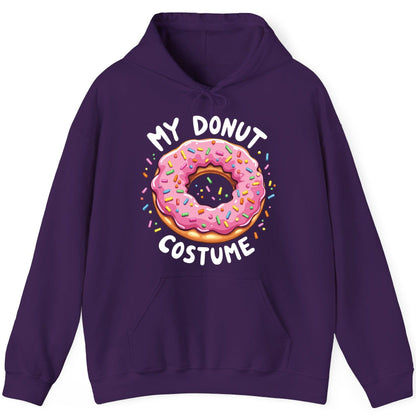 My Donut Costume donut Hoodie Purple product mockup
