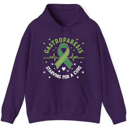Gastroparesis Starving for a Cure gastroparesis awareness Hoodie Purple product mockup