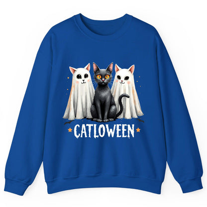 Catloween Halloween cats Sweatshirt Royal product mockup