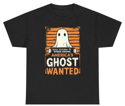 Date October 31 Offense Ghosting America's Ghost Wanted ghost Youth T-Shirt Black product mockup