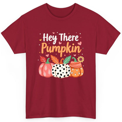 Hey There Pumpkin fall pumpkins T-Shirt Cardinal Red product mockup