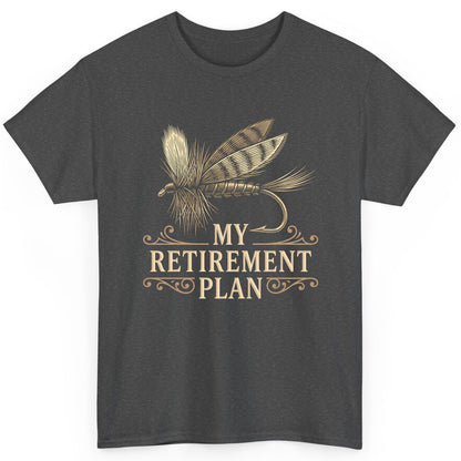 My Retirement Plan fly fishing T-Shirt Dark Heather product mockup