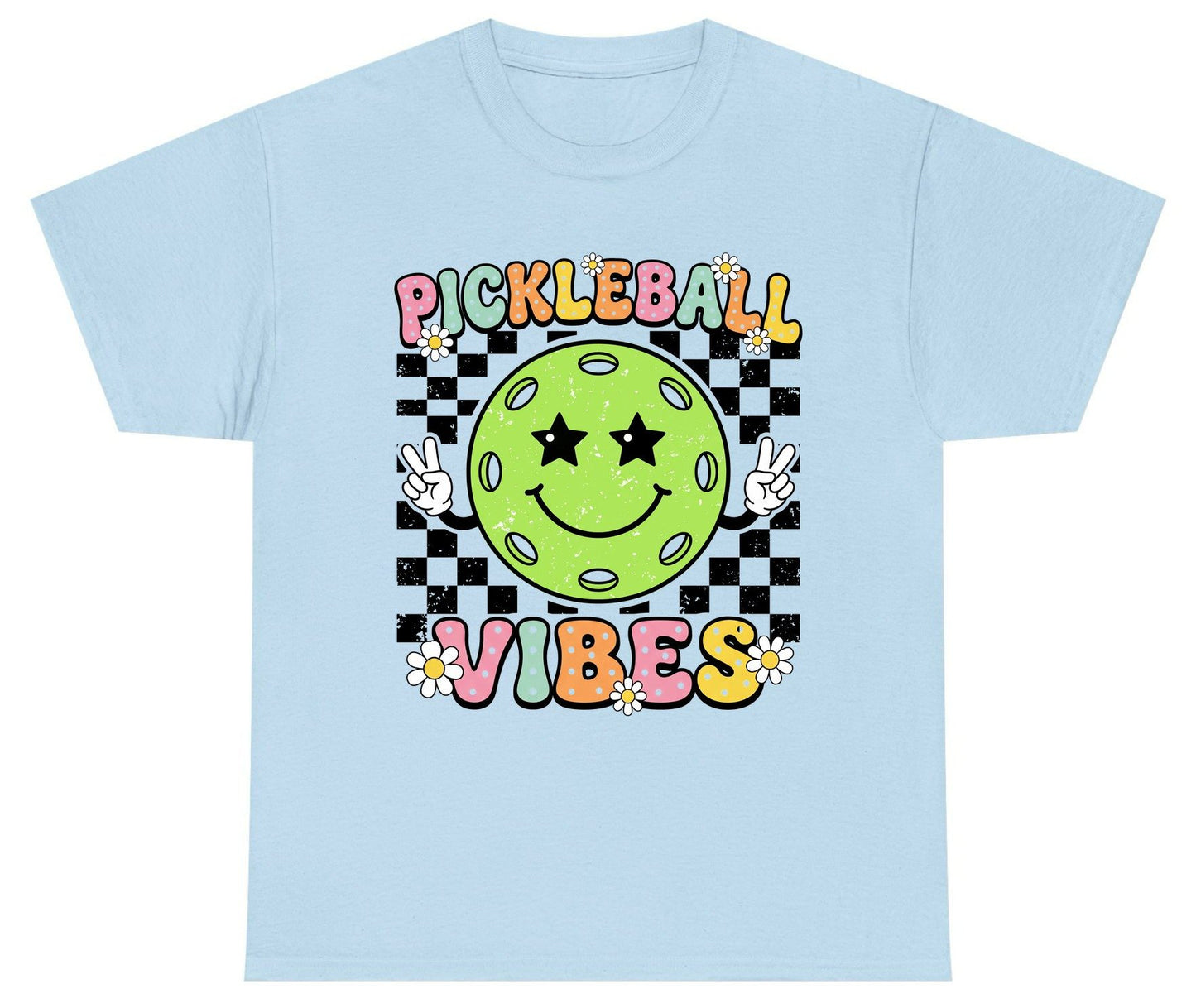 Pickleball Vibes pickleball Youth T-Shirt Light Blue product mockup
