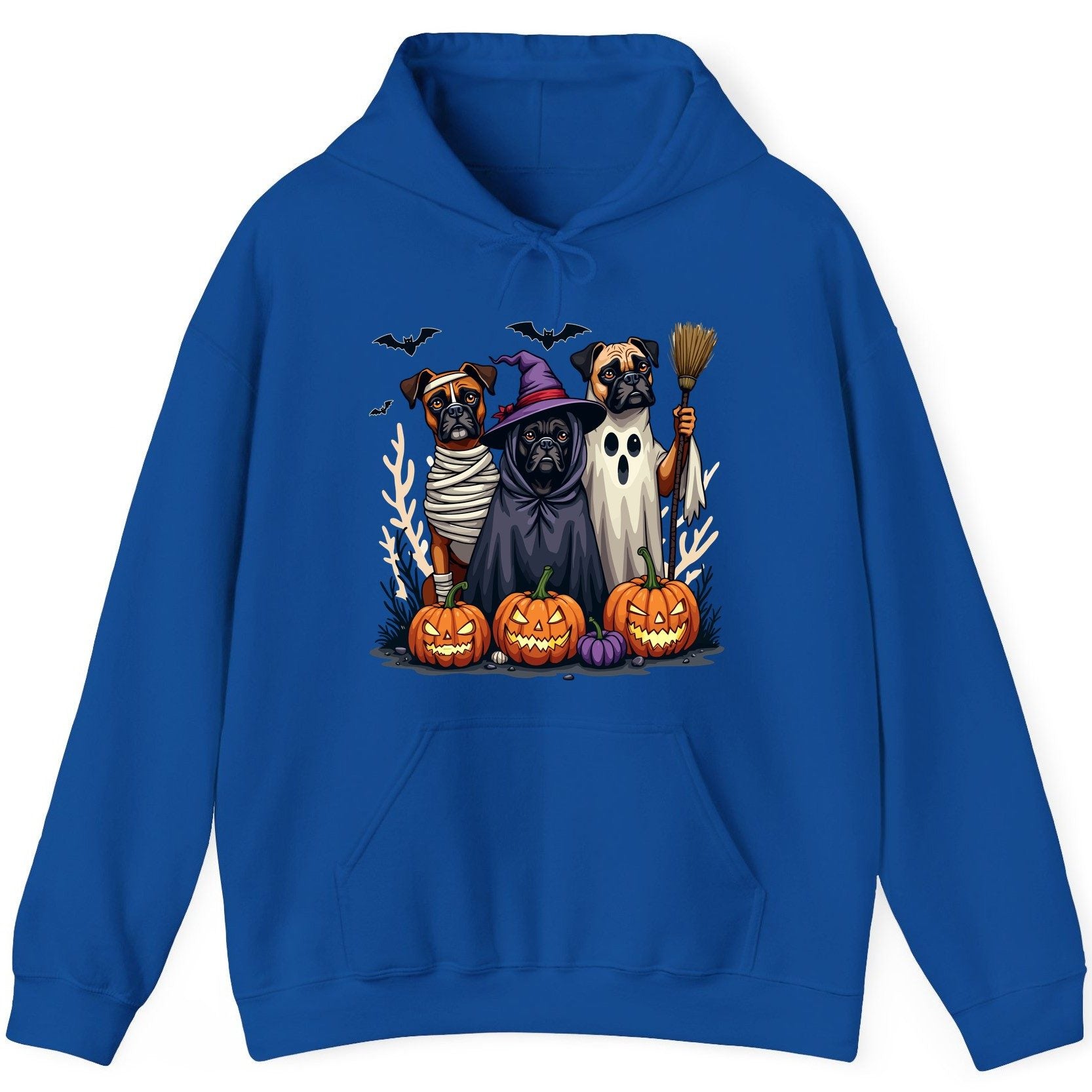 Halloween Dogs in Costume Halloween dogs Hoodie Royal product mockup