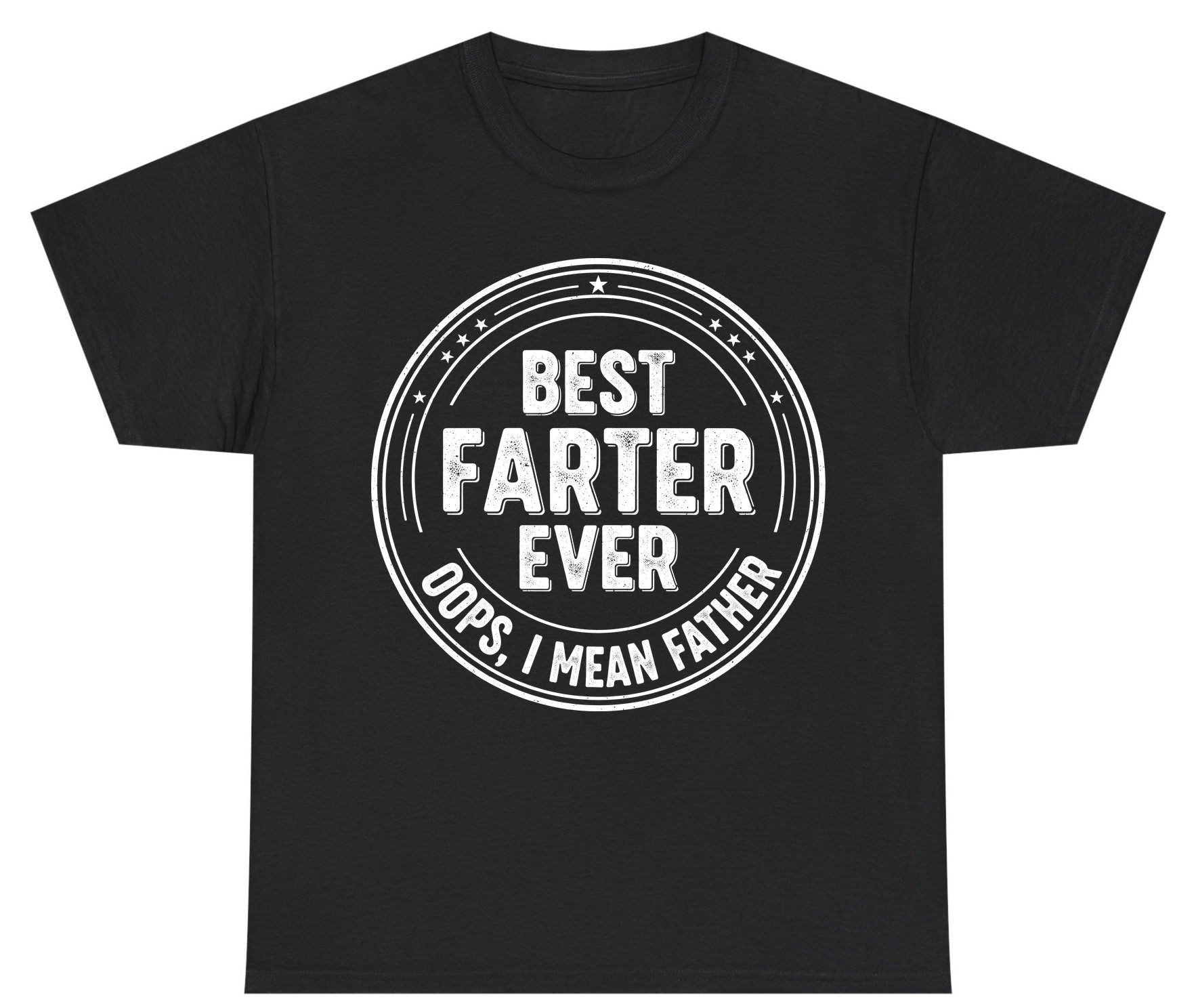 Best Farter Ever Oops, I Mean Father fatherhood Youth T-Shirt Black product mockup