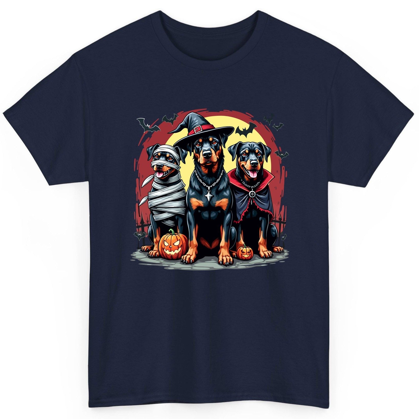 Rottweiler Halloween Costumes rottweiler T-Shirt Navy product mockup